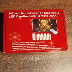 10 battery operated candles